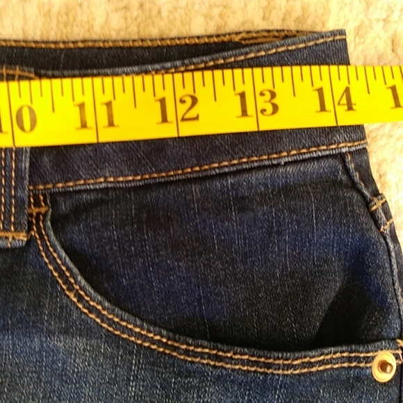 No Boundaries High Rise Distressed Jeans Junior 7 Blue - Picture 12 of 14